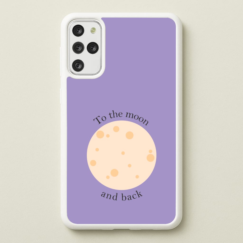 To The Moon And Back - Space Phone Case for Galaxy S20 Plus