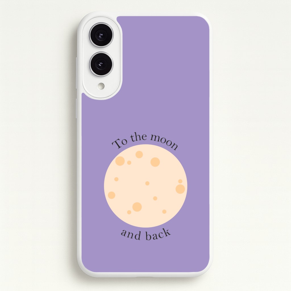 To The Moon And Back - Space Phone Case for Galaxy S25 Edge