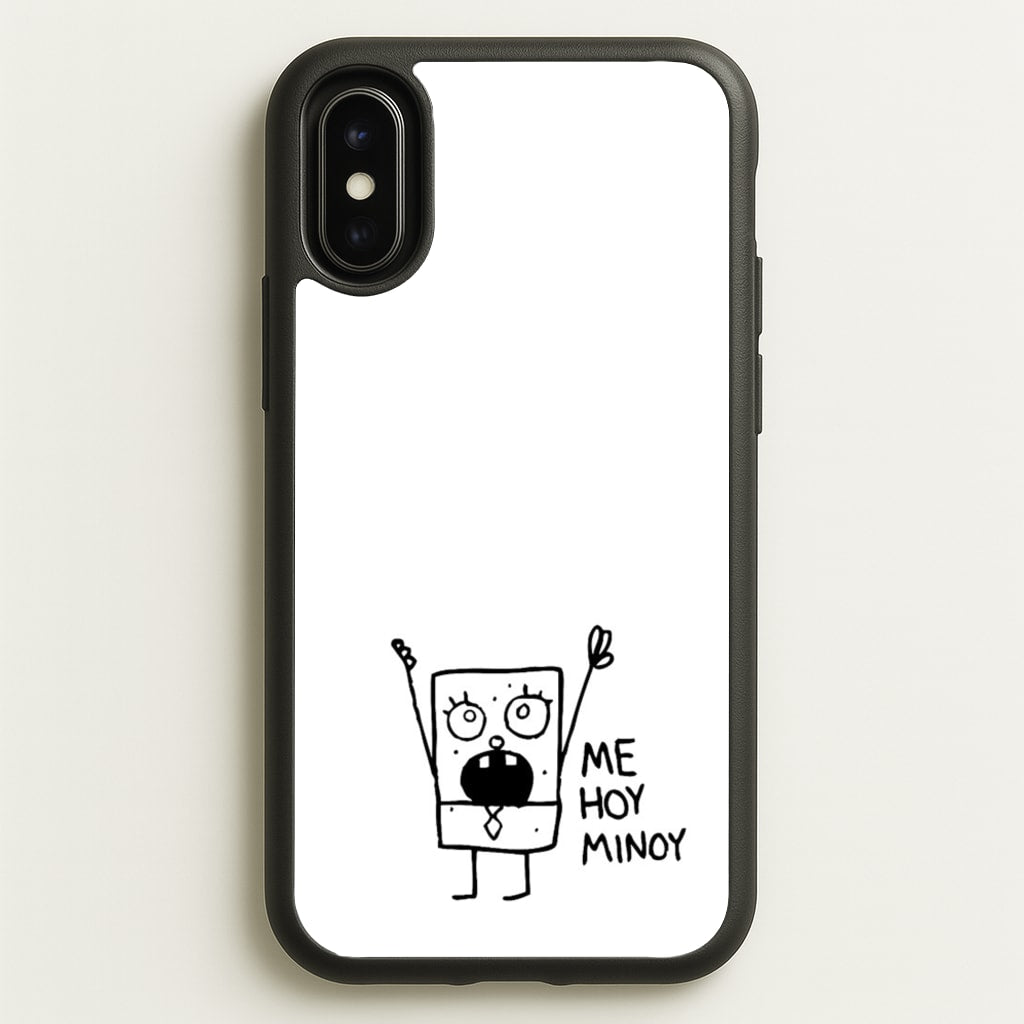 Doodlebob Me Hoy Minoy - Phone Case for iPhone X / XS