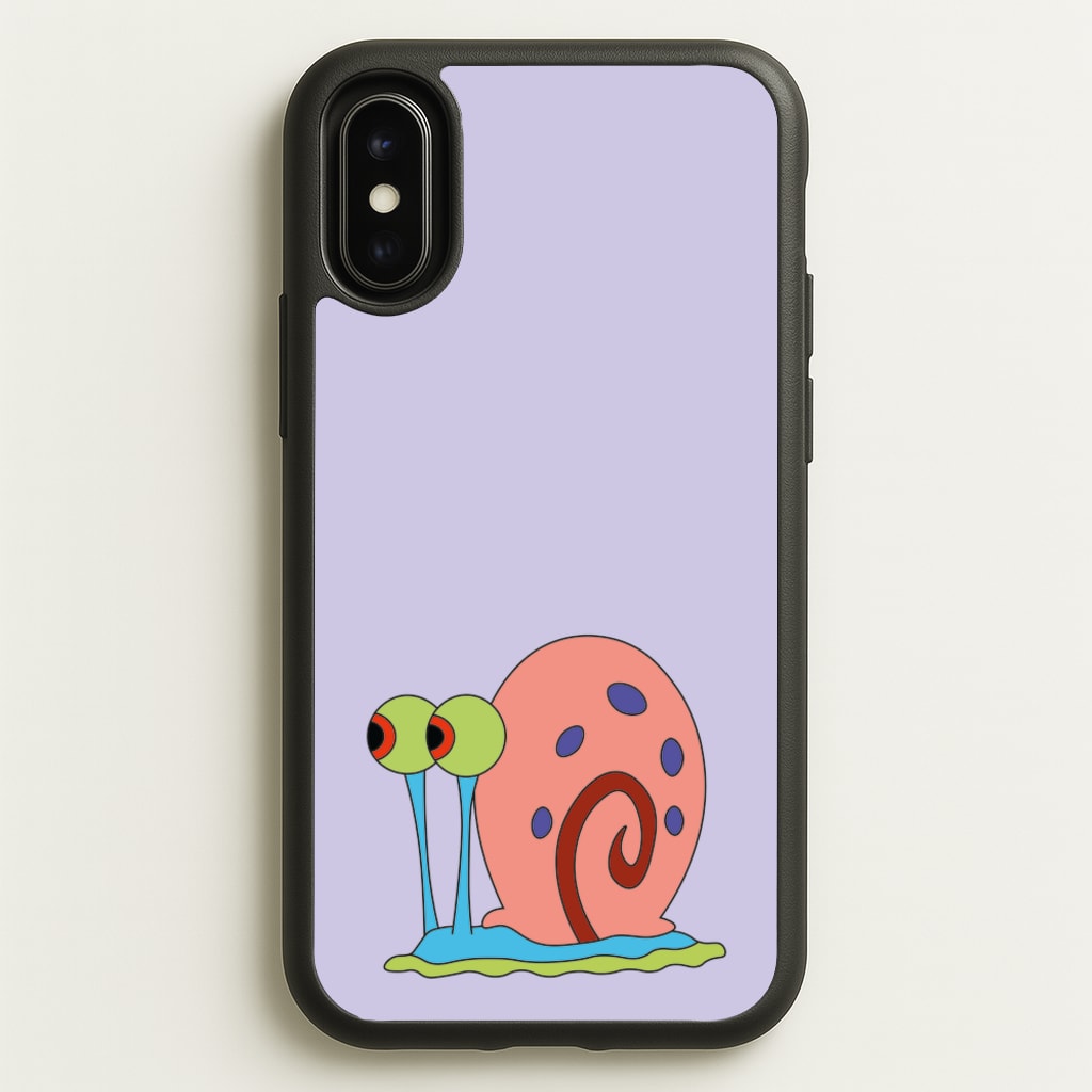 Gary The Snail - Spongebob Phone Case for iPhone X / XS