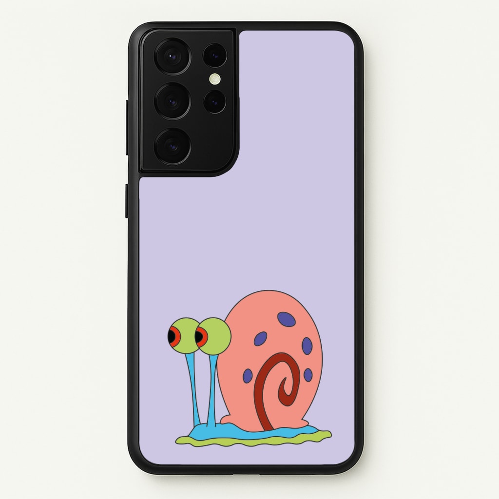 Gary The Snail - Spongebob Phone Case for Galaxy S21 Ultra