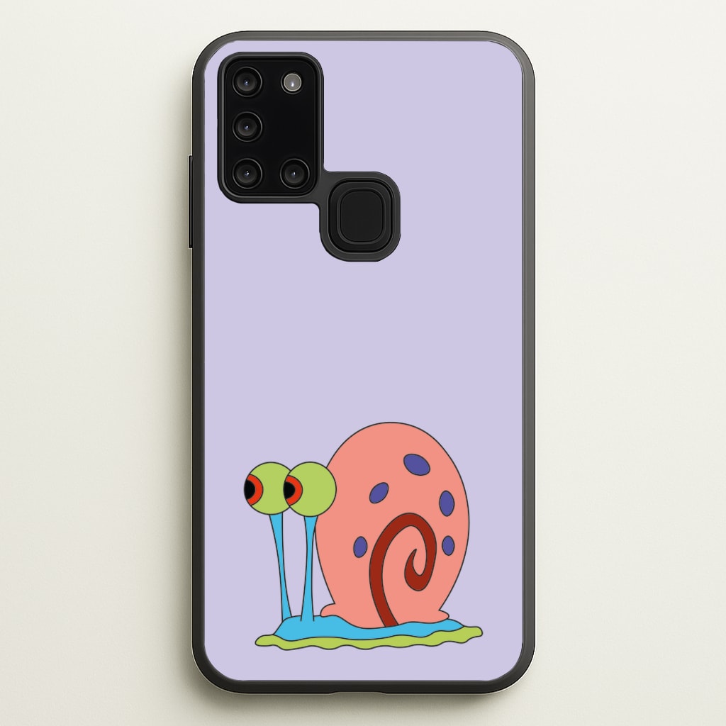 Gary The Snail - Spongebob Phone Case for Galaxy A21s
