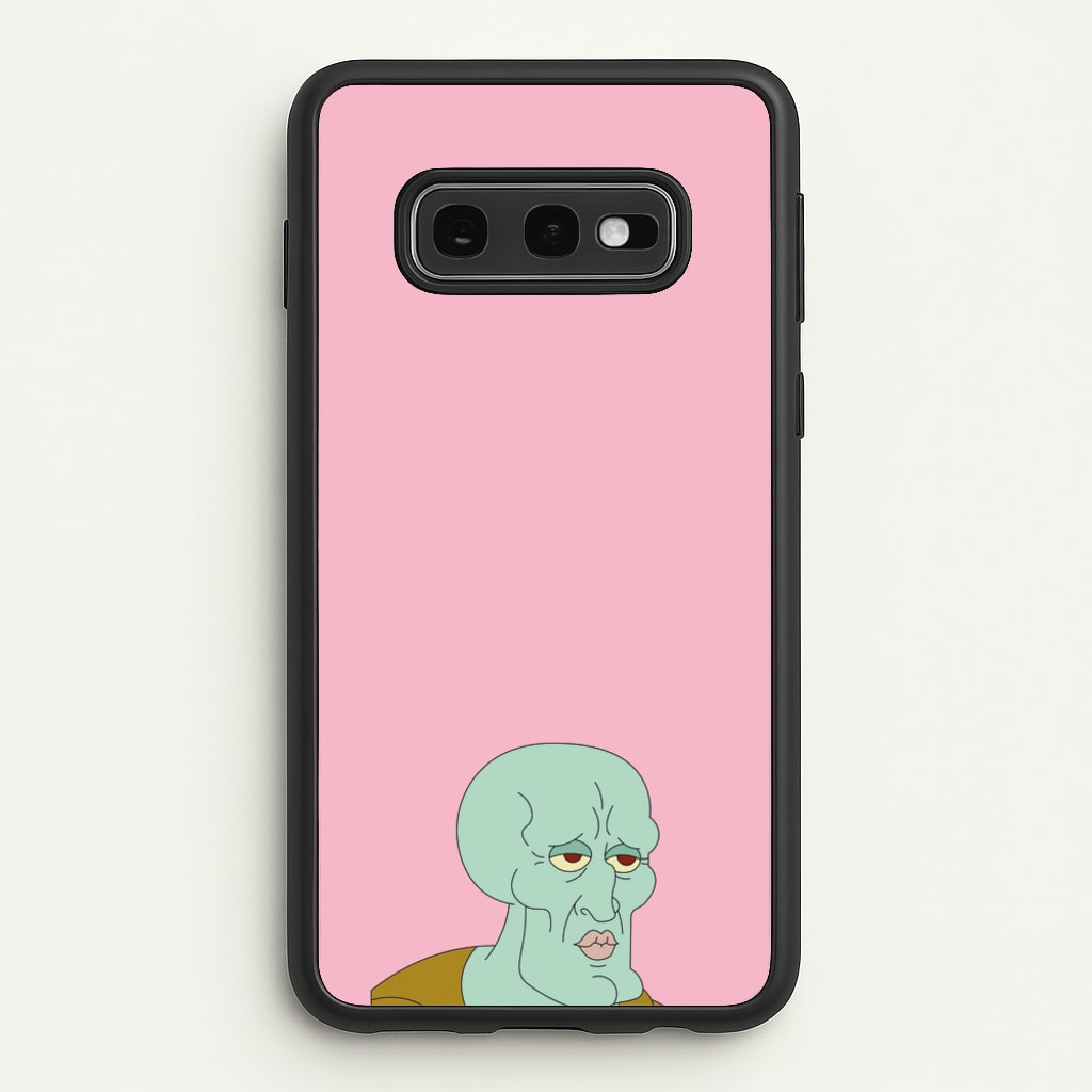 Muscly Squidward - Spongebob Phone Case for Galaxy S10e