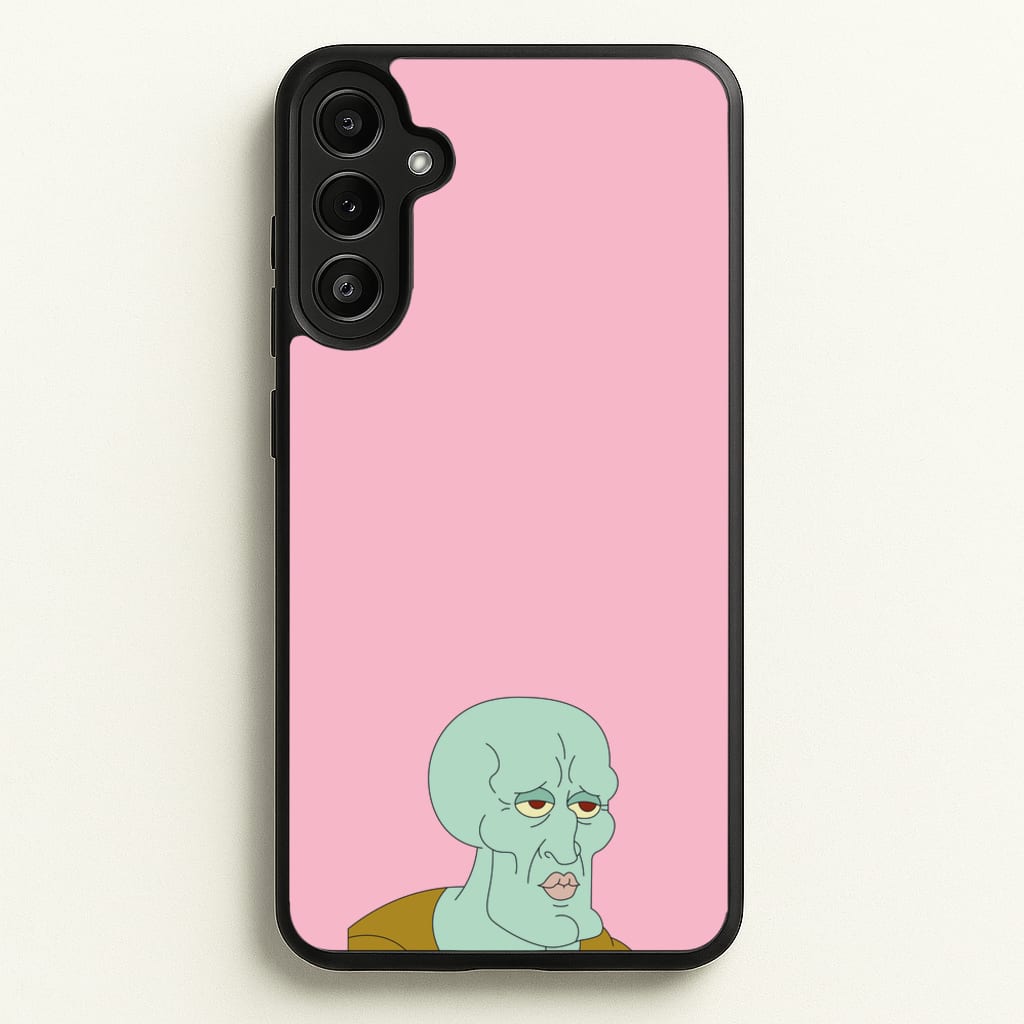 Muscly Squidward - Spongebob Phone Case for Galaxy A34