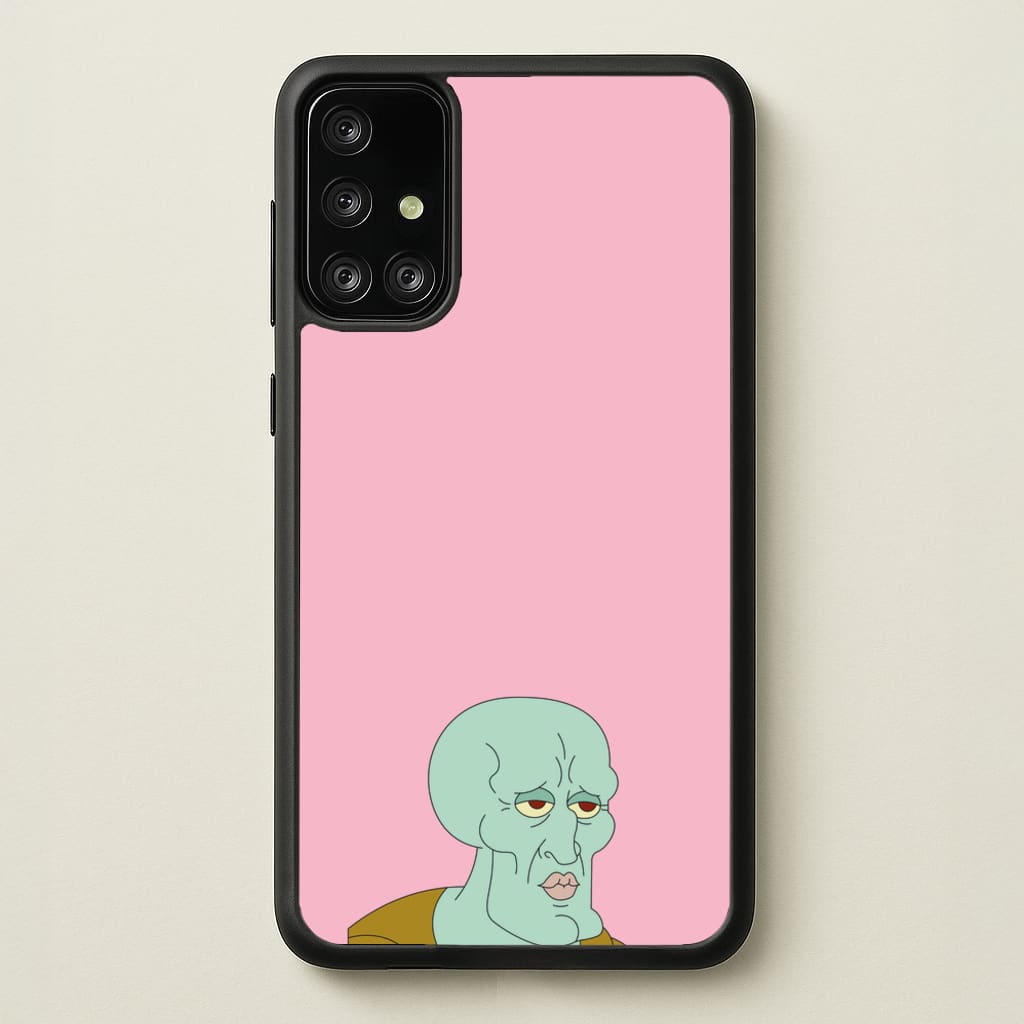 Muscly Squidward - Spongebob Phone Case for Galaxy A71