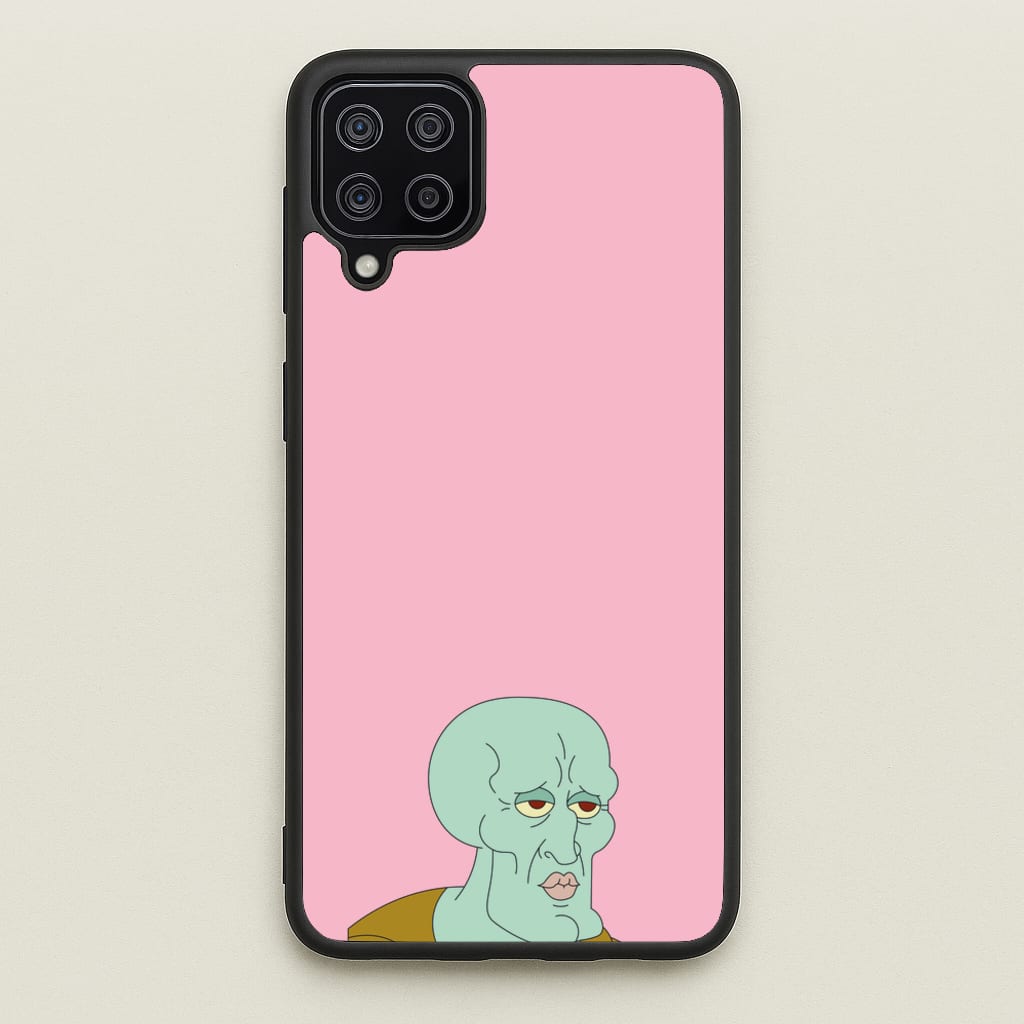 Muscly Squidward - Spongebob Phone Case for Galaxy A12