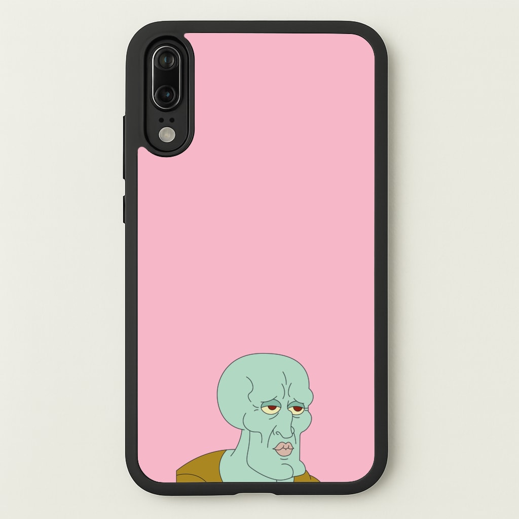 Muscly Squidward - Spongebob Phone Case for Huawei P20