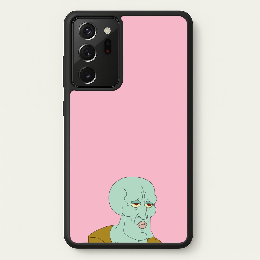Muscly Squidward - Spongebob Phone Case for Galaxy Note 20 Ultra