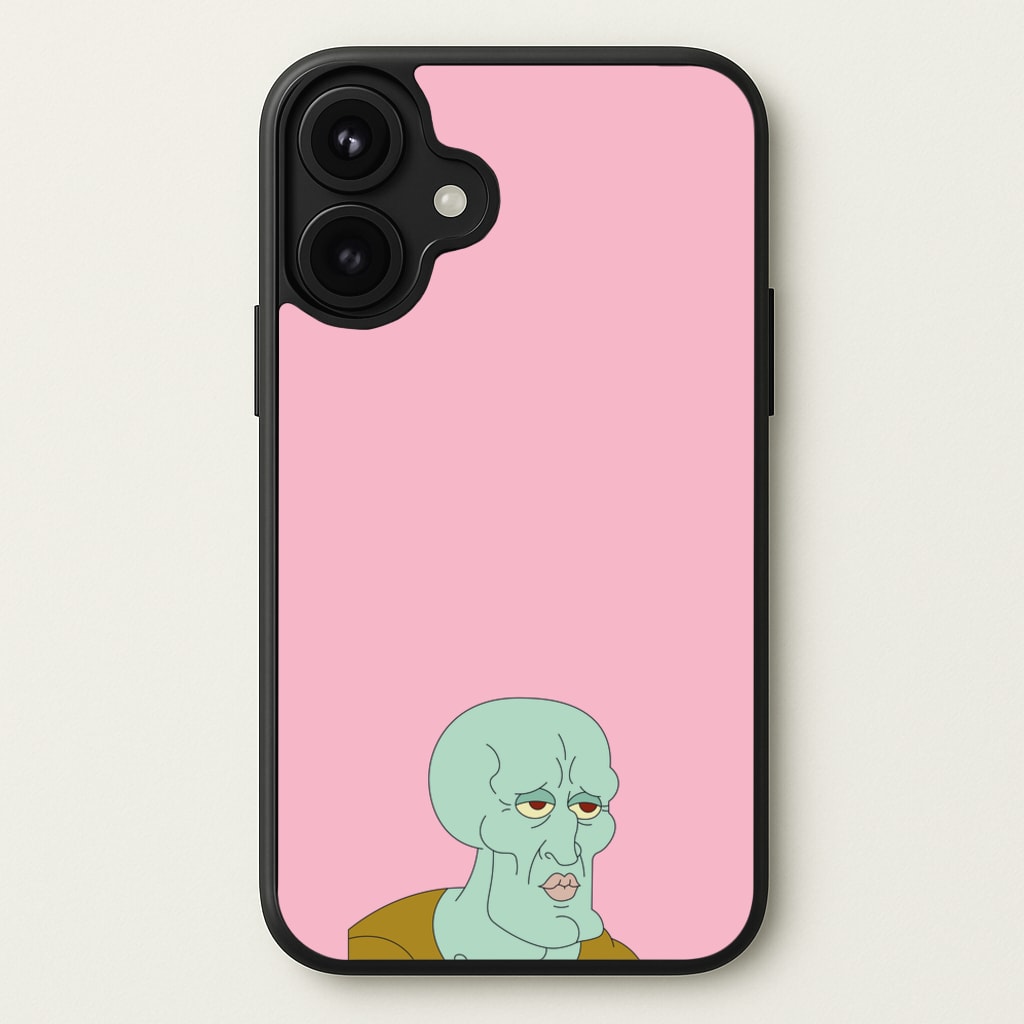 Muscly Squidward Phone Case for iPhone 17