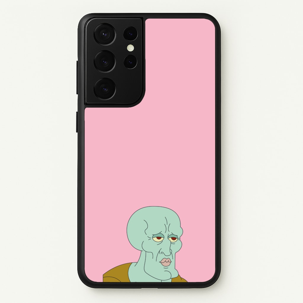 Muscly Squidward - Spongebob Phone Case for Galaxy S21 Ultra