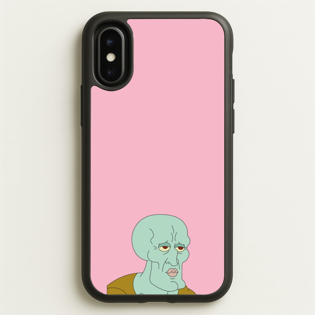 Muscly Squidward - Spongebob Phone Case for iPhone X / XS