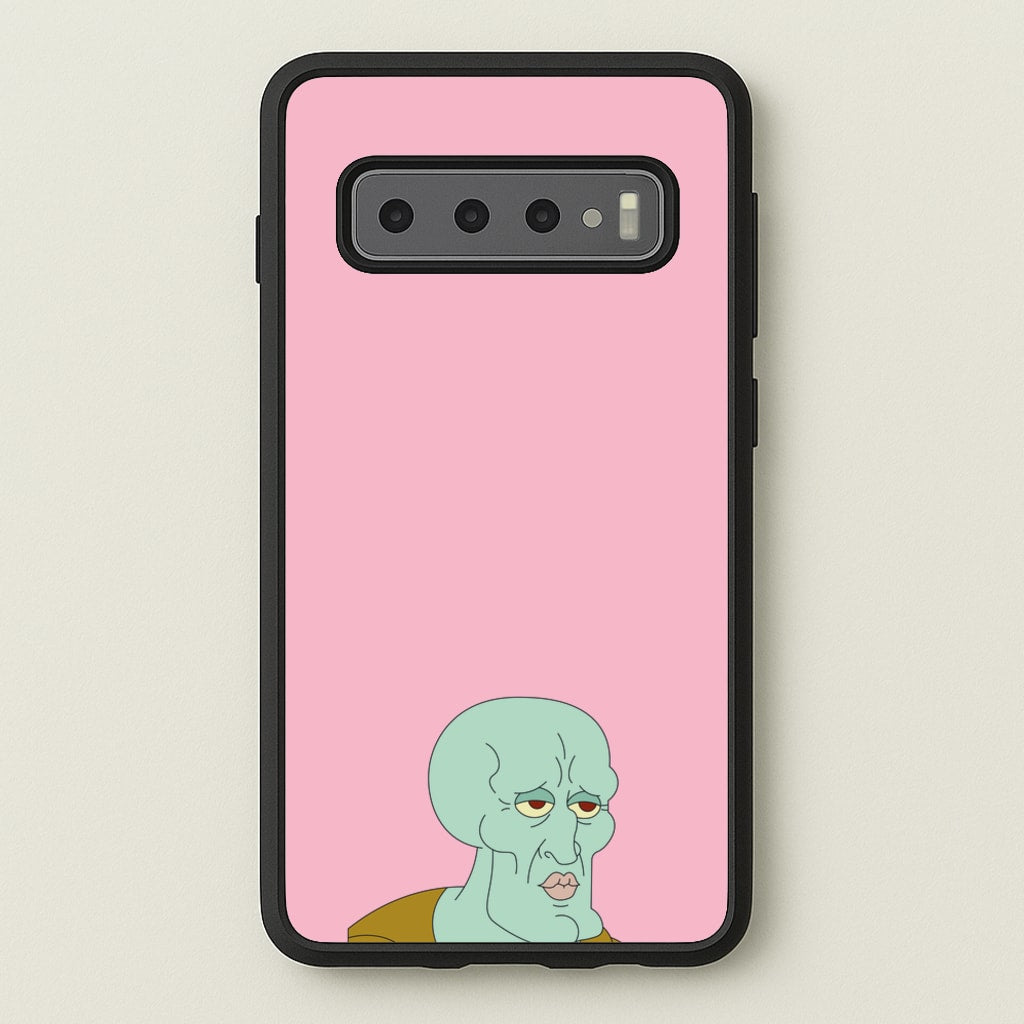 Muscly Squidward - Spongebob Phone Case for Galaxy S10 Plus