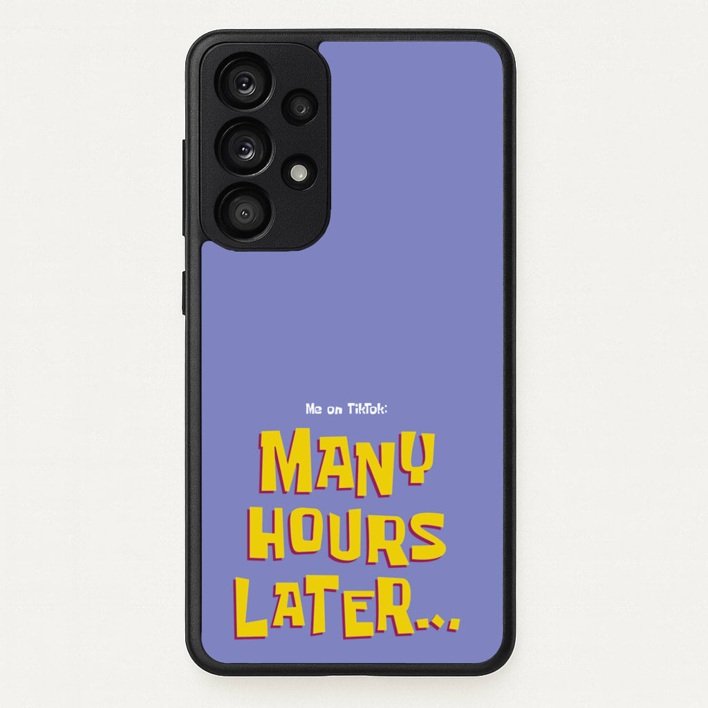 Many Hours Later - Spongebob Phone Case for Galaxy A33