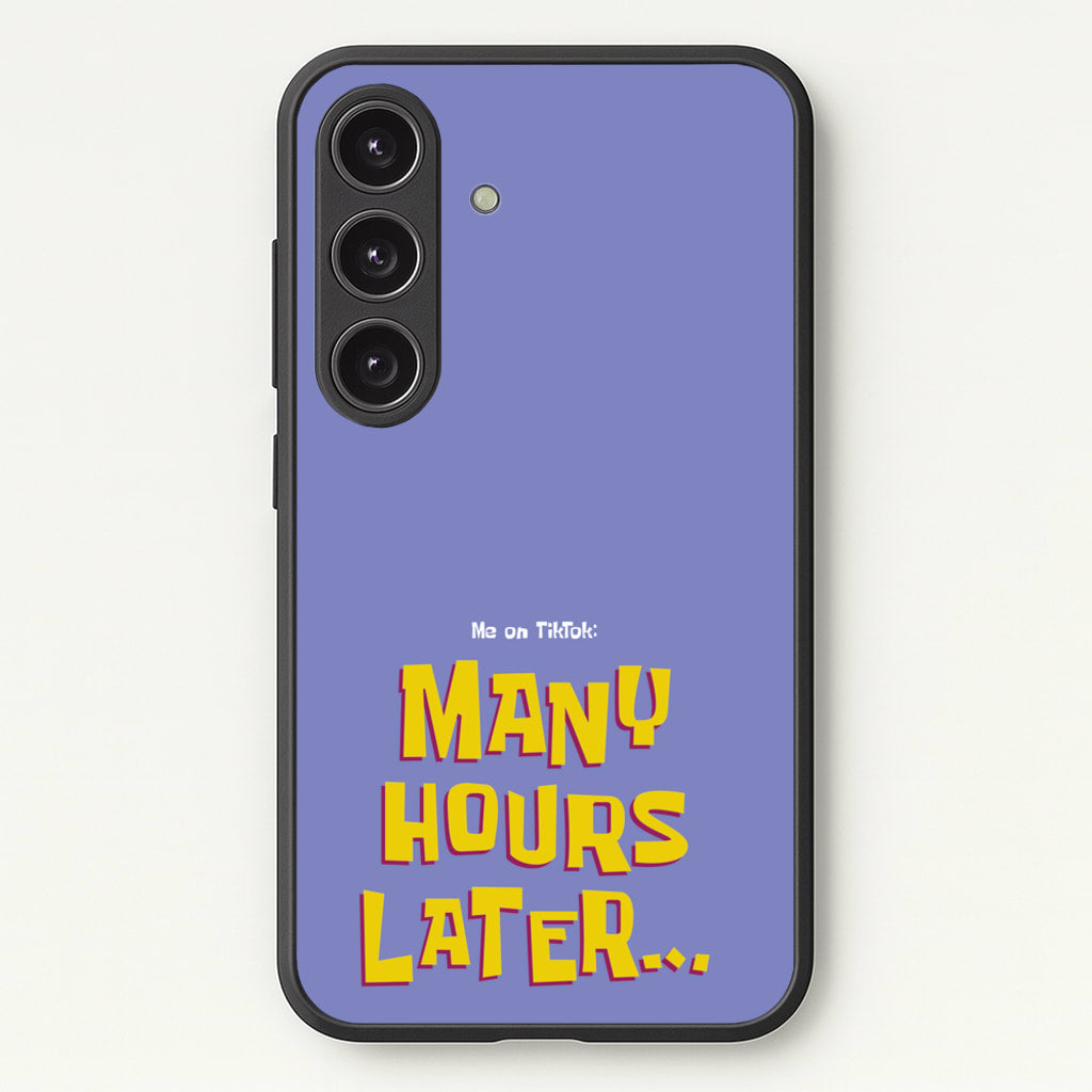 Many Hours Later - Spongebob Phone Case for Galaxy S24FE