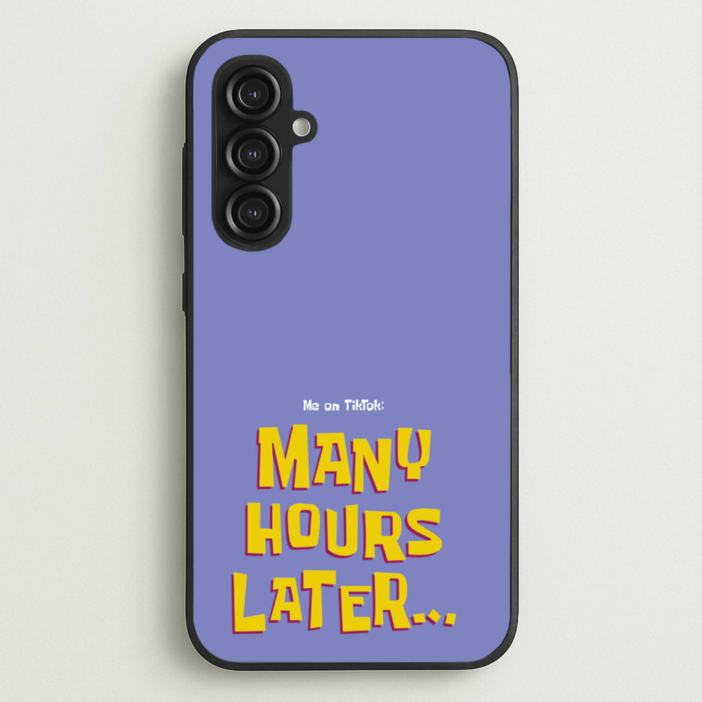 Many Hours Later - Spongebob Phone Case for Galaxy S23FE