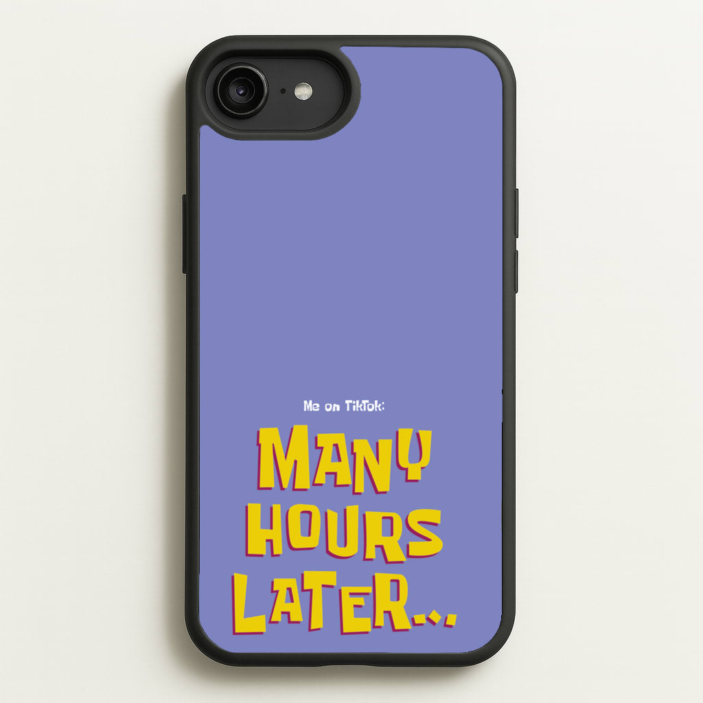Many Hours Later - Spongebob Phone Case for iPhone 6 Plus / 7 Plus / 8 Plus