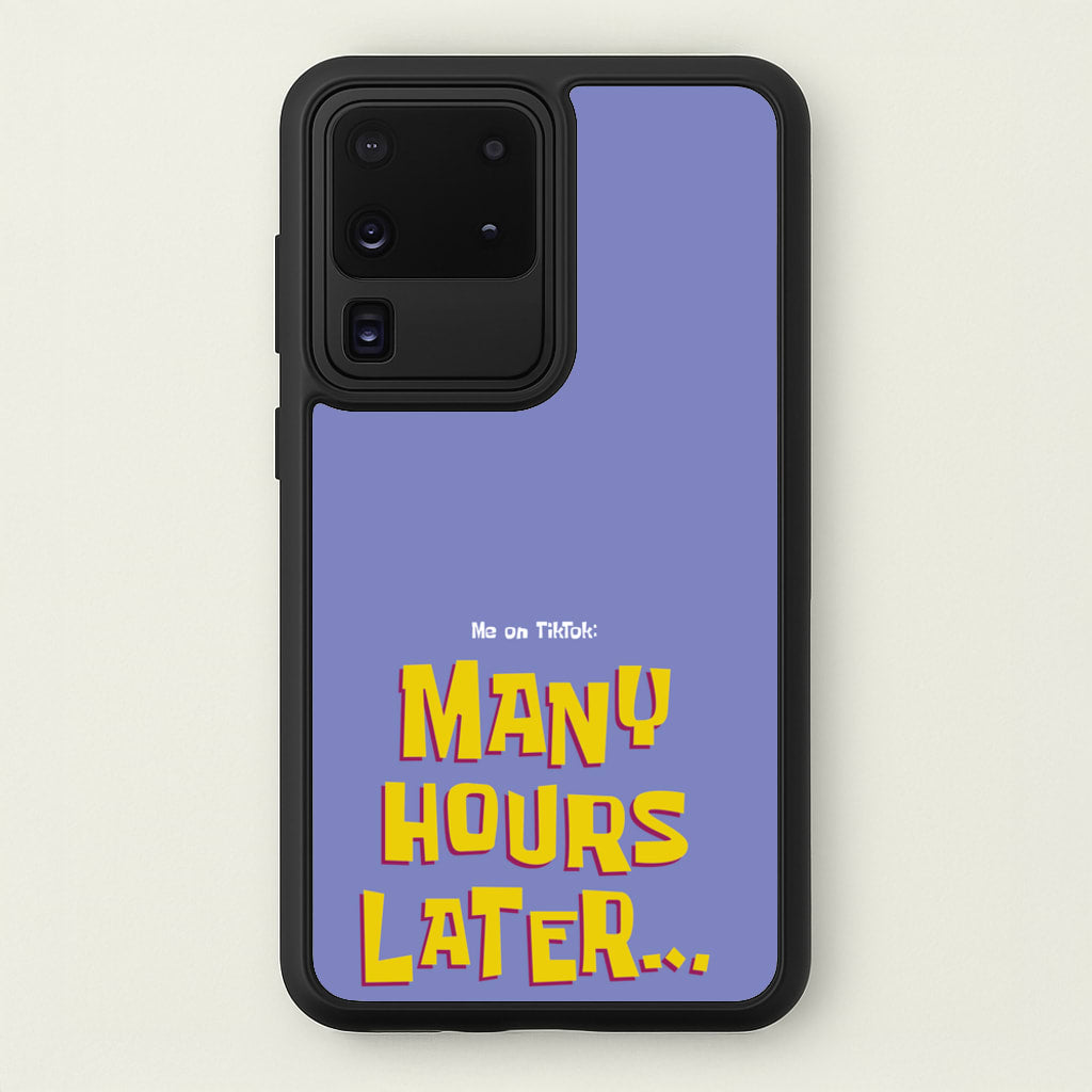 Many Hours Later - Spongebob Phone Case for Galaxy S20 Ultra