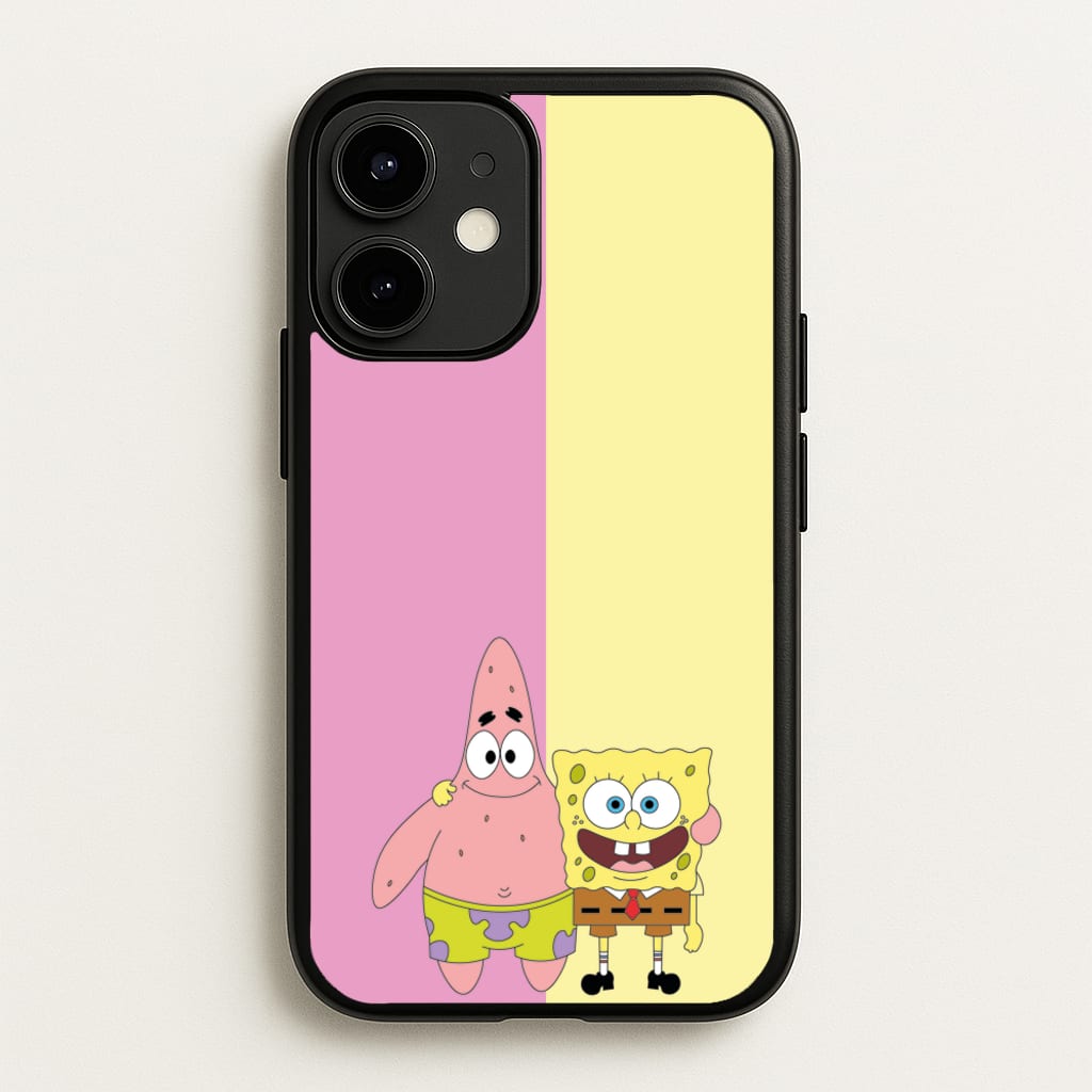 Patrick And Sponge - Spongebob Phone Case for iPhone 12 Mini
