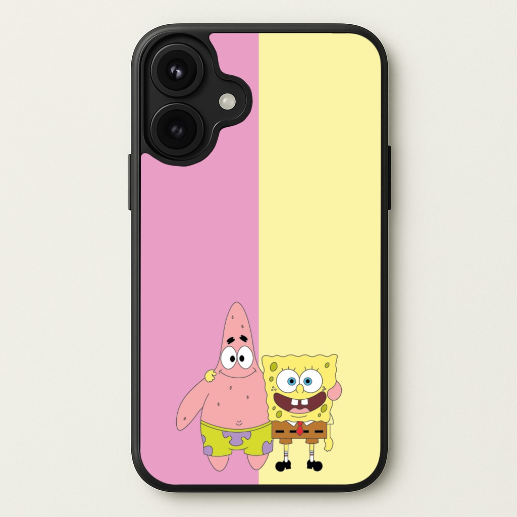 Patrick And Sponge Phone Case