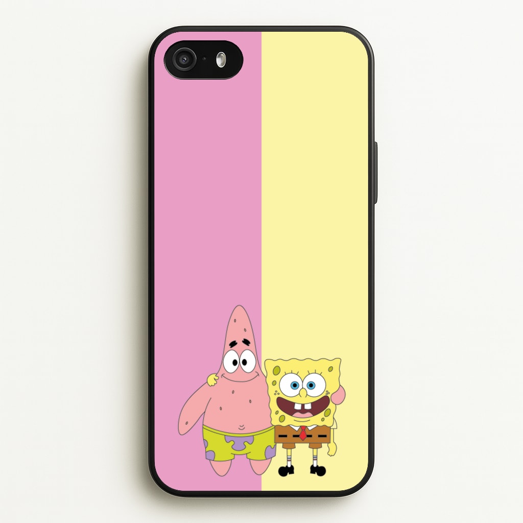 Patrick And Sponge - Spongebob Phone Case for iPhone 5 / 5s / SE 2016