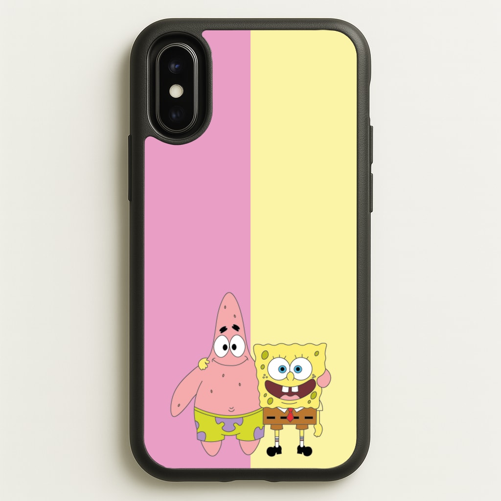 Patrick And Sponge - Spongebob Phone Case for iPhone X / XS