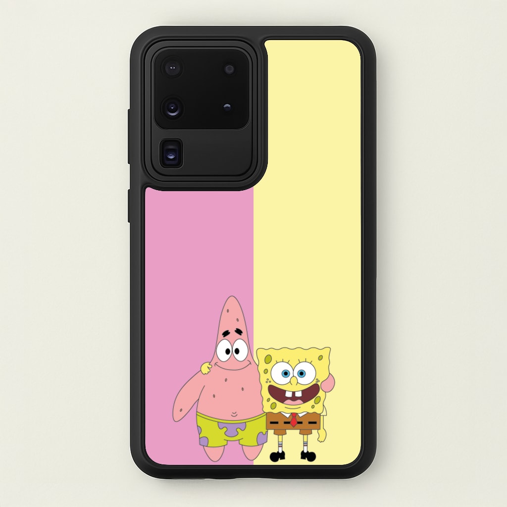 Patrick And Sponge - Spongebob Phone Case for Galaxy S20 Ultra