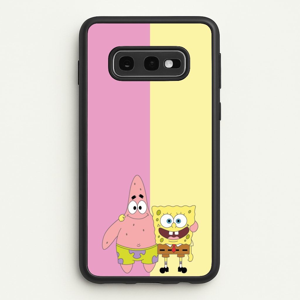 Patrick And Sponge - Spongebob Phone Case for Galaxy S10e
