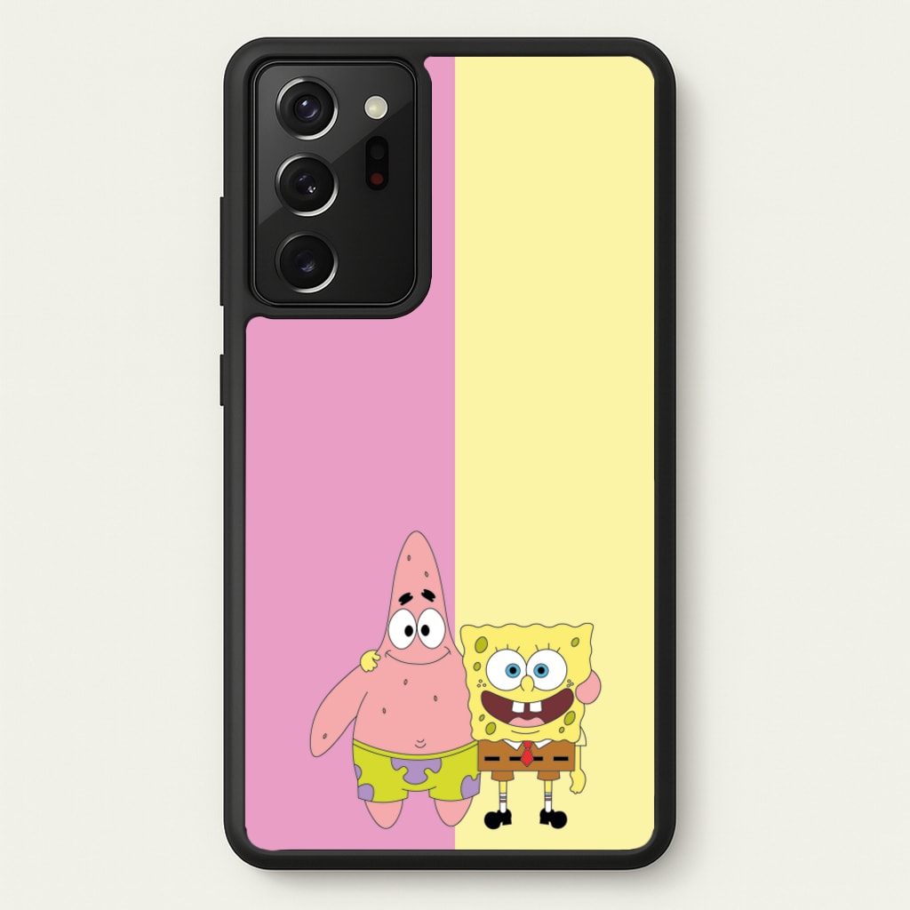Patrick And Sponge - Spongebob Phone Case for Galaxy Note 20 Ultra