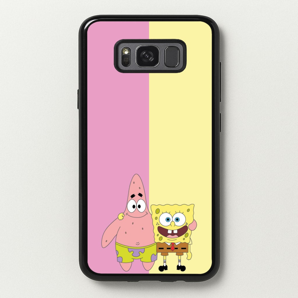 Patrick And Sponge - Spongebob Phone Case for Galaxy S8