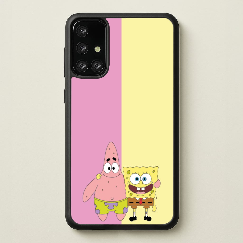 Patrick And Sponge - Spongebob Phone Case for Galaxy A71