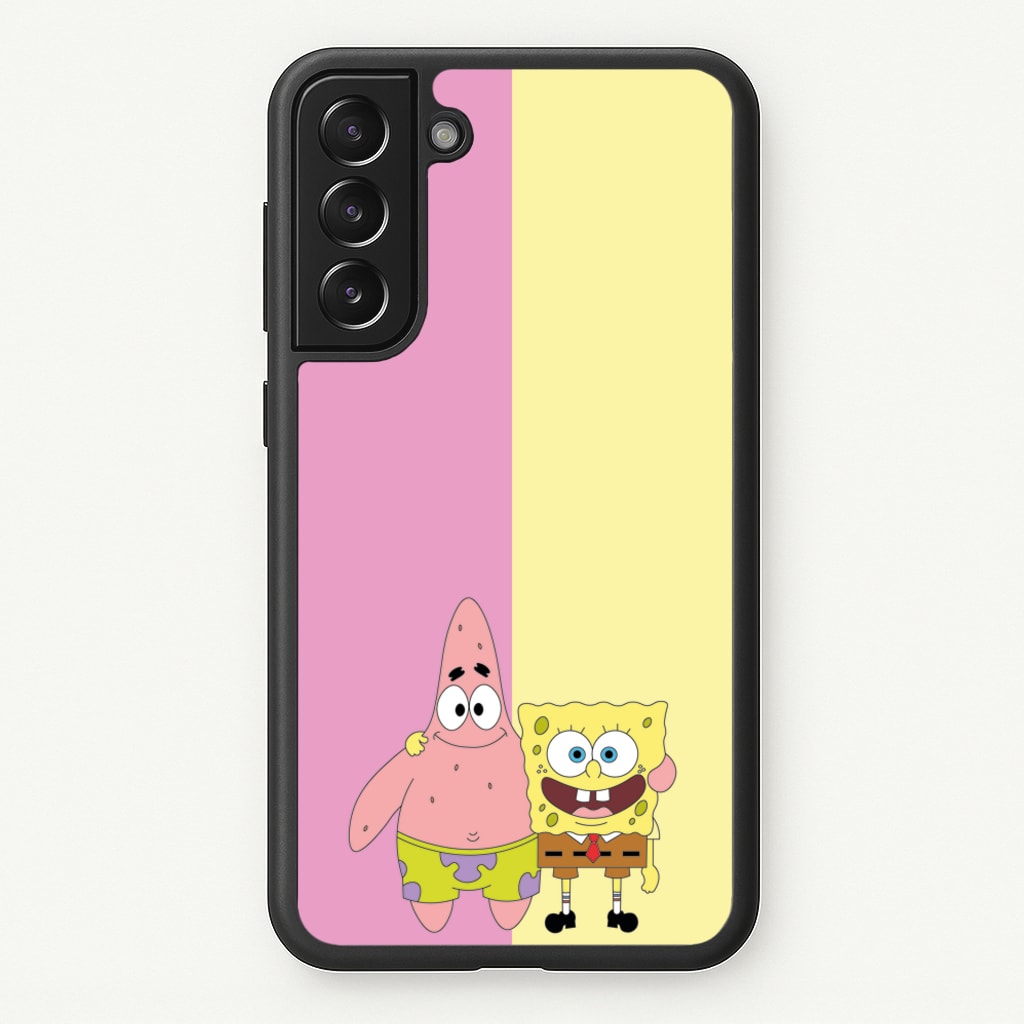 Patrick And Sponge - Spongebob Phone Case for Galaxy S21