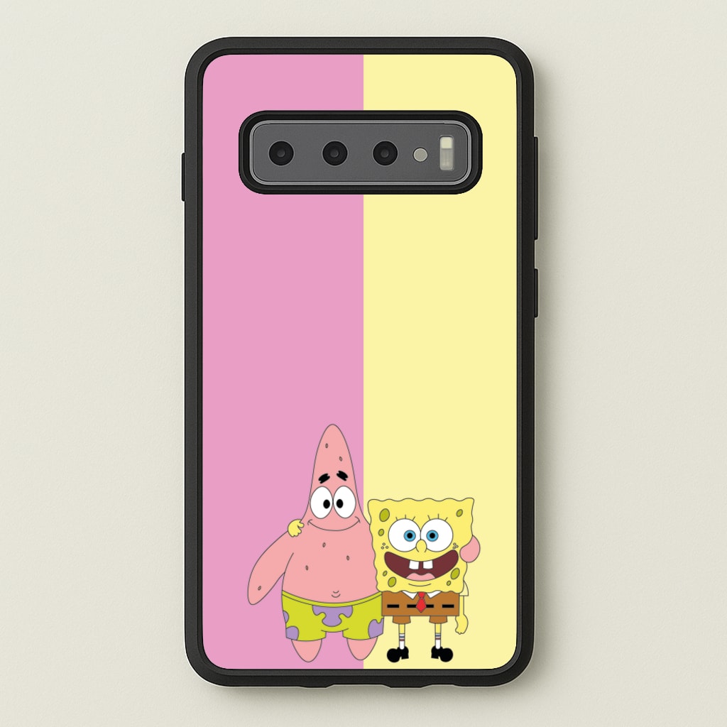 Patrick And Sponge - Spongebob Phone Case for Galaxy S10 Plus