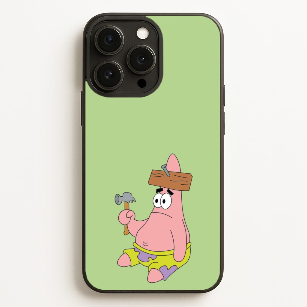 Nail Patrick - Spongebob Phone Case for iPhone 16 Pro Max