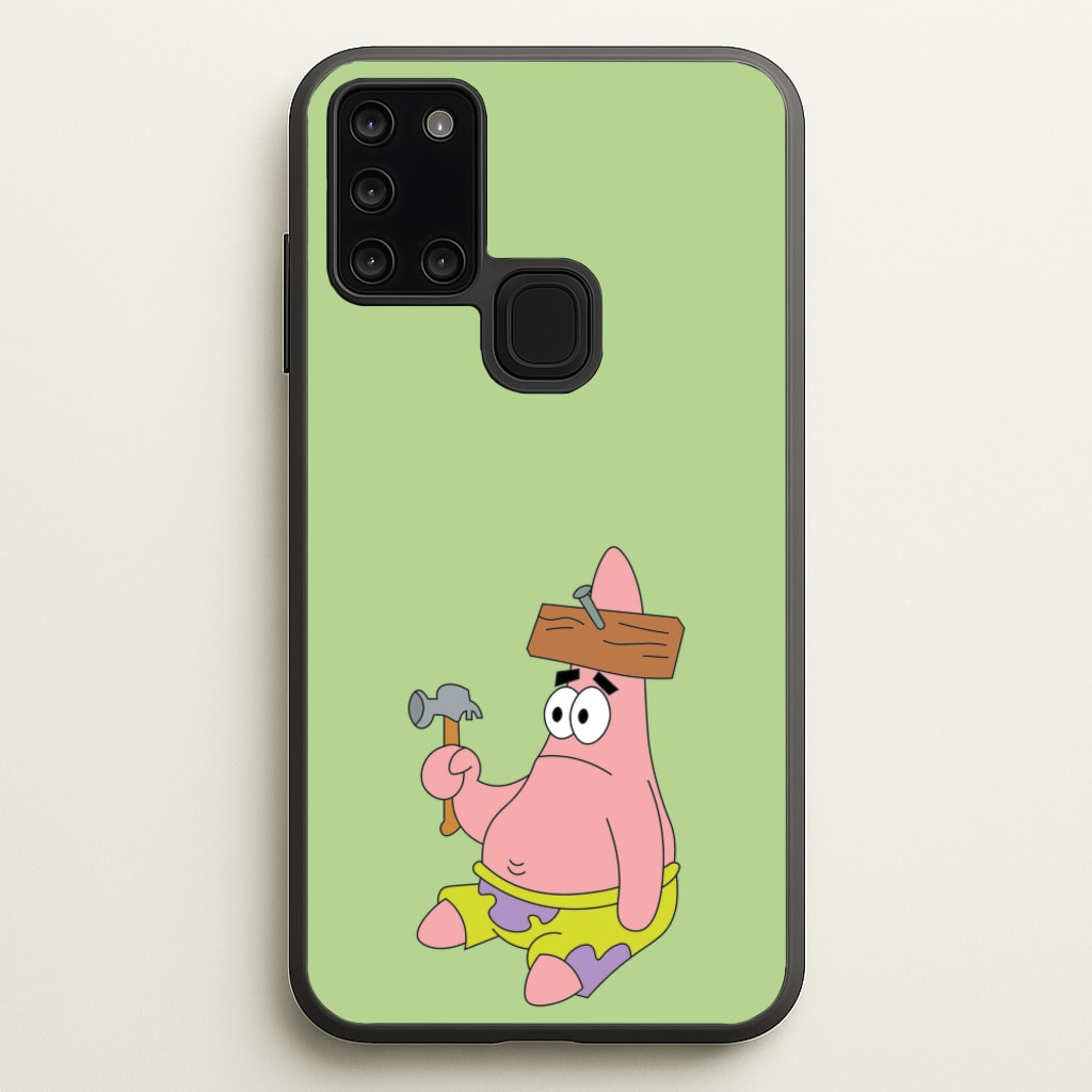 Nail Patrick - Spongebob Phone Case for Galaxy A21s