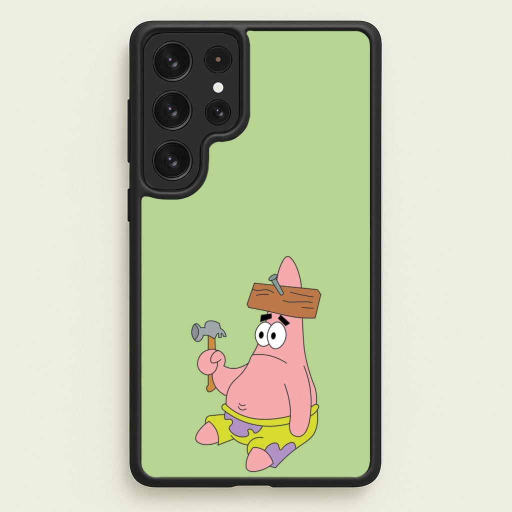 Nail Patrick - Spongebob Phone Case for Galaxy S22 Ultra