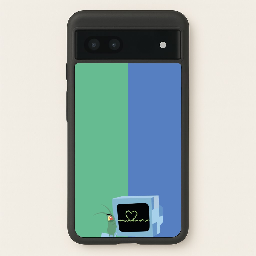 Plankton And Karen - Spongebob Phone Case for Google Pixel 6a