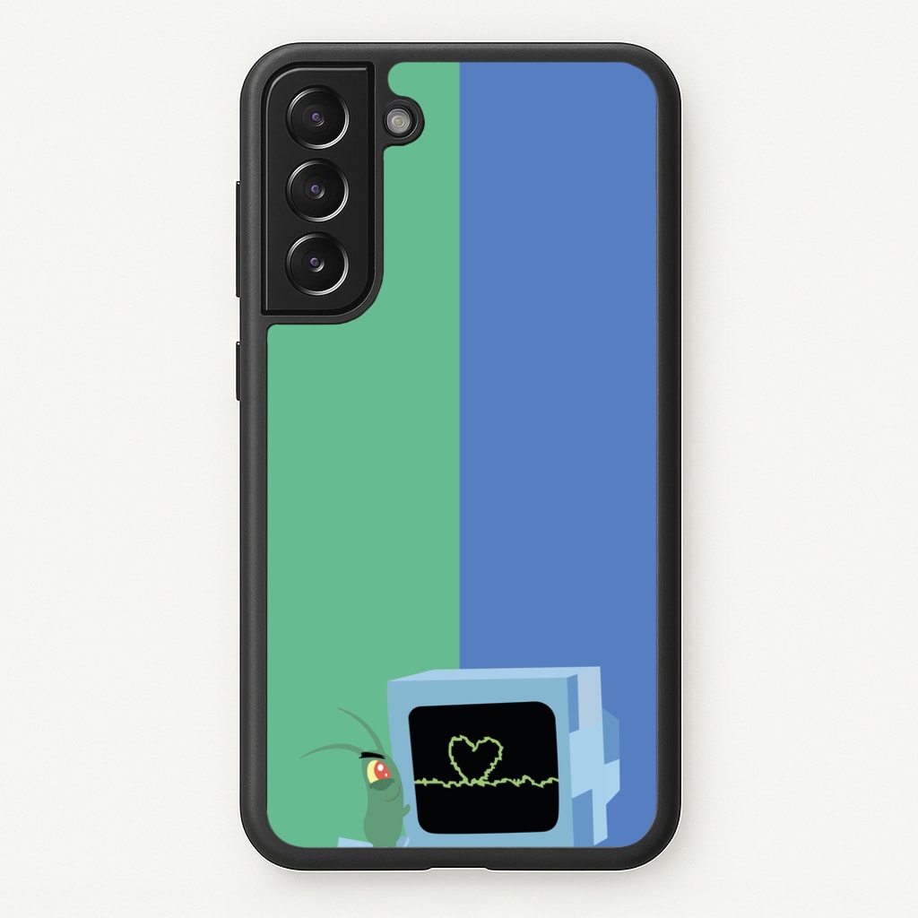 Plankton And Karen - Spongebob Phone Case for Galaxy S21