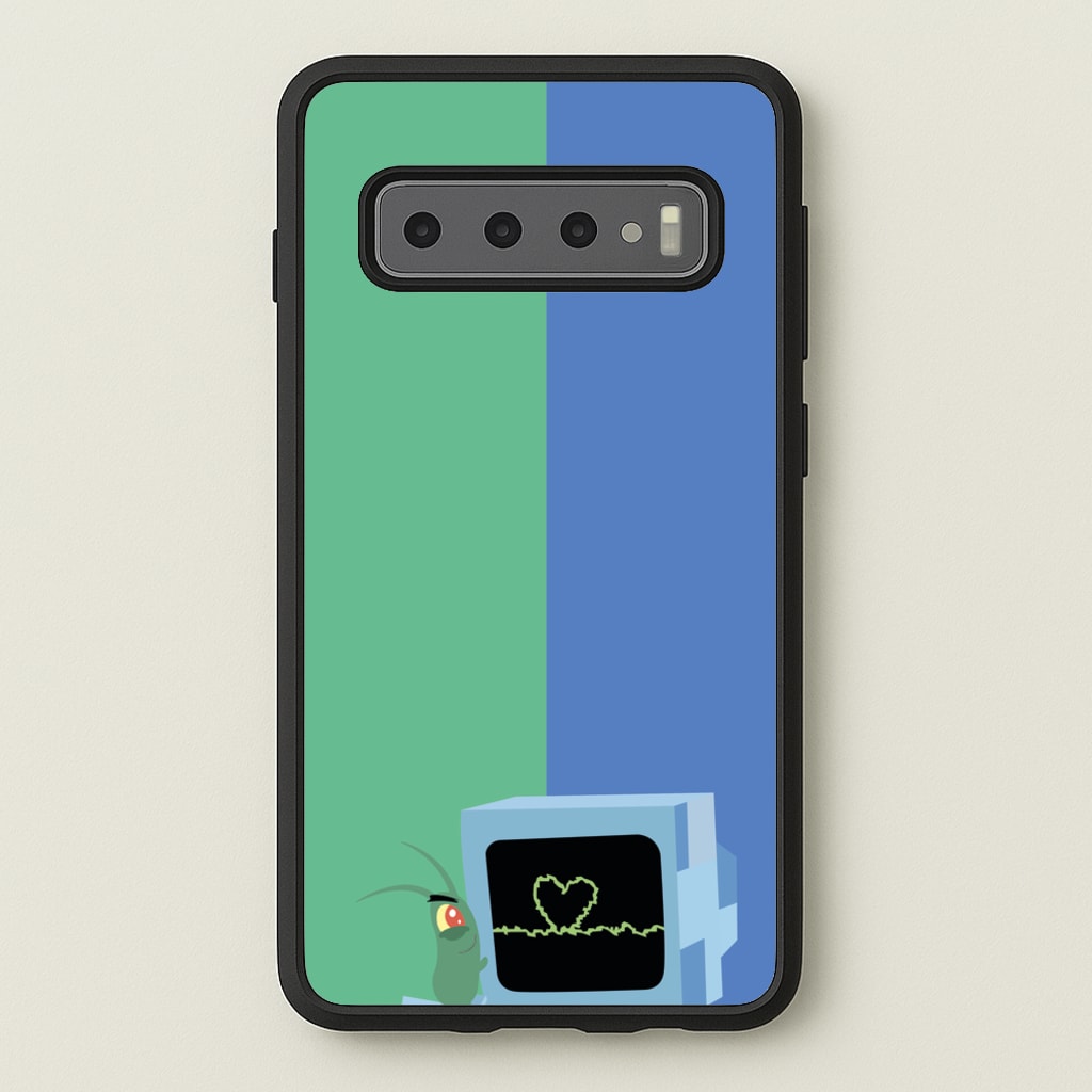 Plankton And Karen - Spongebob Phone Case for Galaxy S10 Plus