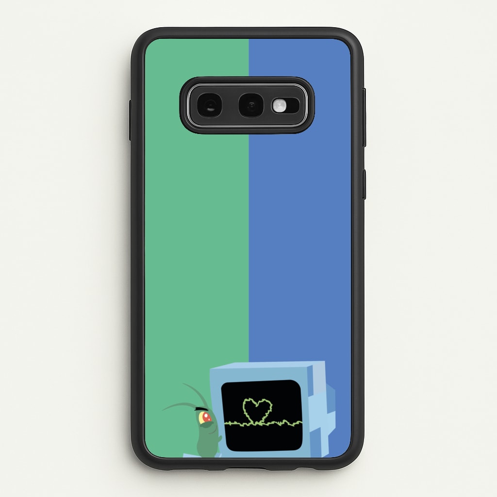 Plankton And Karen - Spongebob Phone Case for Galaxy S10e