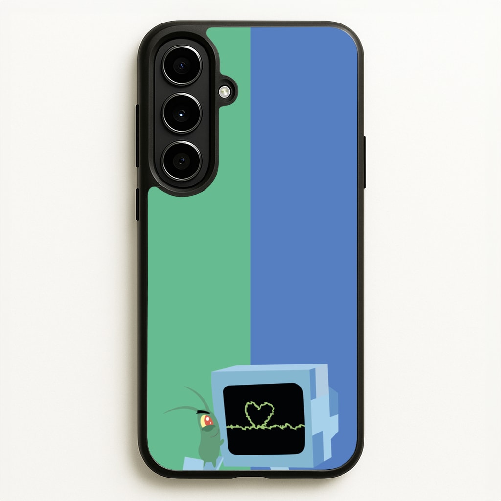 Plankton And Karen - Spongebob Phone Case for Galaxy A56