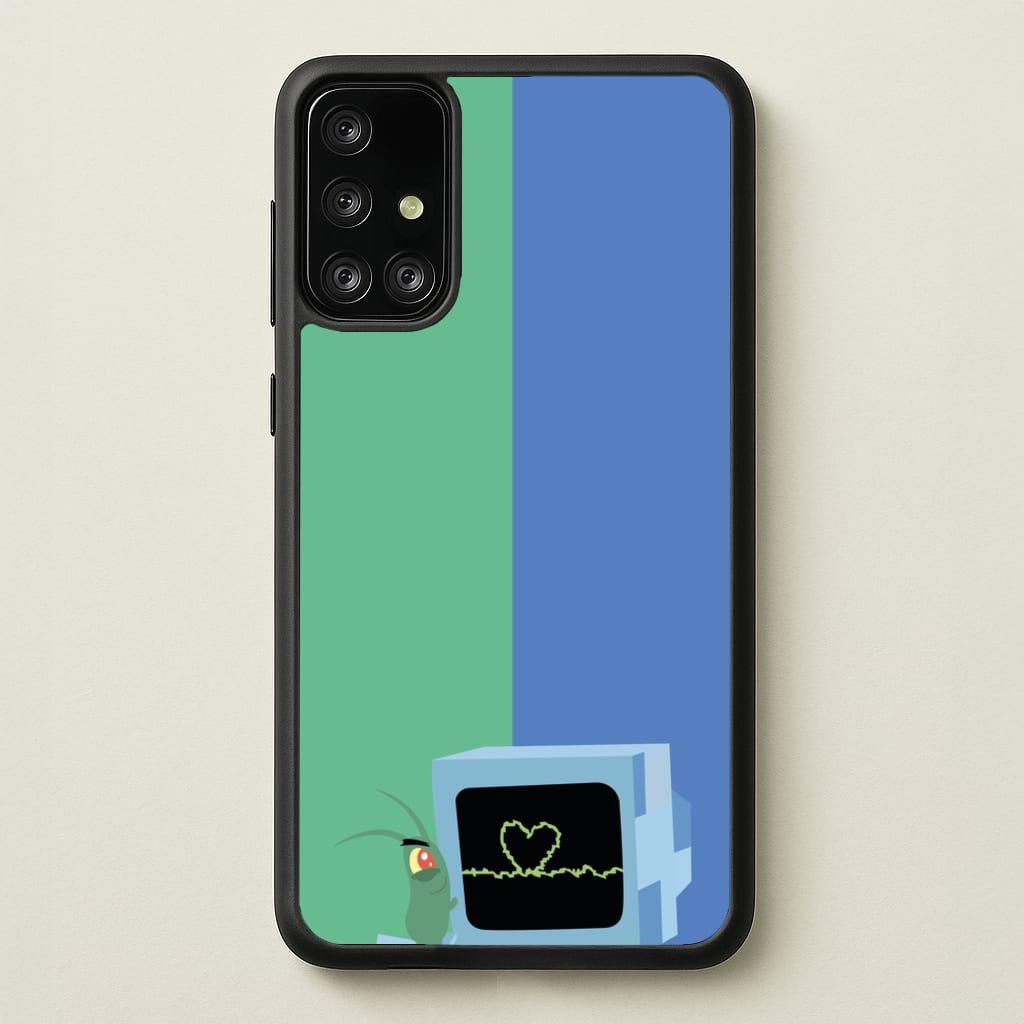 Plankton And Karen - Spongebob Phone Case for Galaxy A71