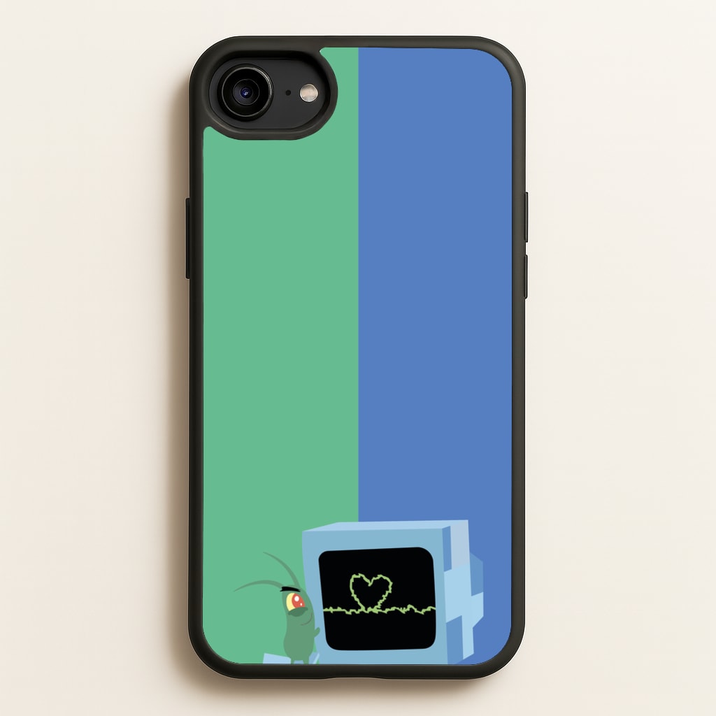 Plankton And Karen - Spongebob Phone Case for iPhone 6 / 7 / 8 / SE