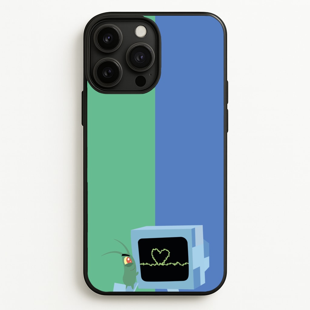 Plankton And Karen - Spongebob Phone Case for iPhone 13 Pro Max
