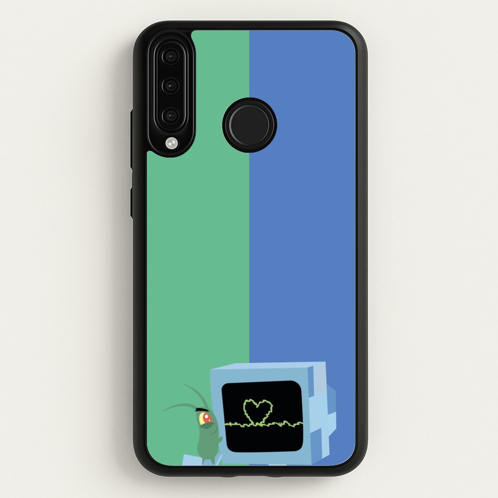 Plankton And Karen - Spongebob Phone Case for Huawei P30 Lite