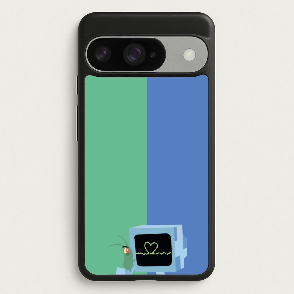 Plankton And Karen Phone Case for Google Pixel 10 / 10 Pro