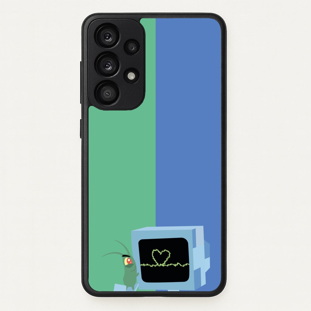 Plankton And Karen - Spongebob Phone Case for Galaxy A53
