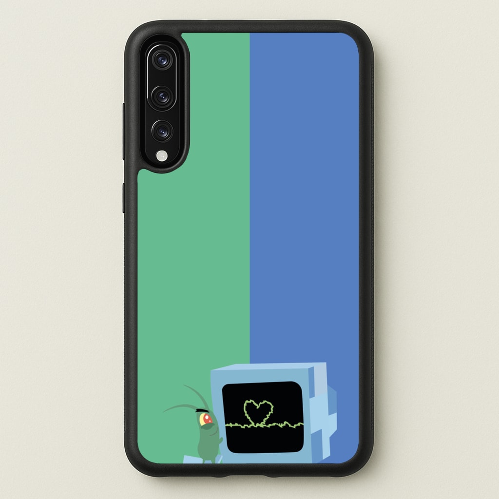 Plankton And Karen - Spongebob Phone Case for Huawei P20 Pro
