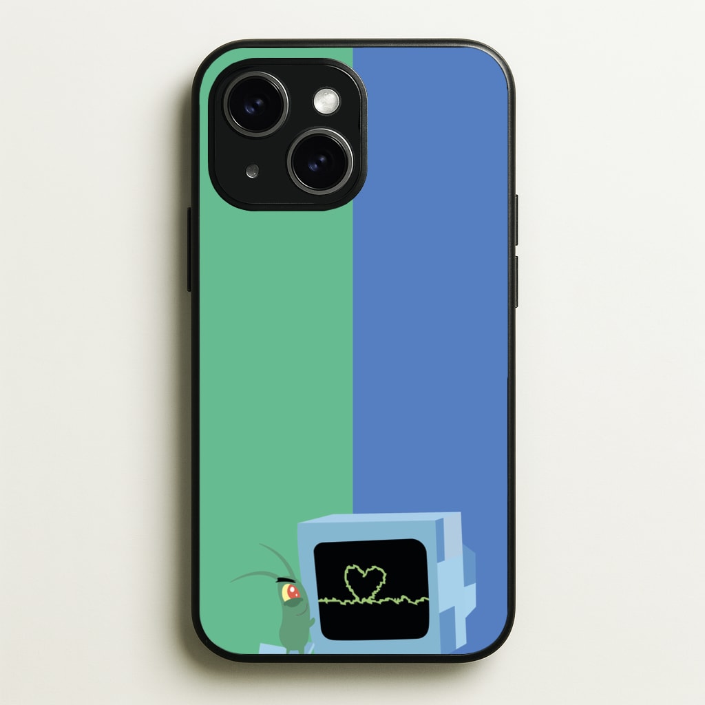 Plankton And Karen - Spongebob Phone Case for iPhone 14 Plus