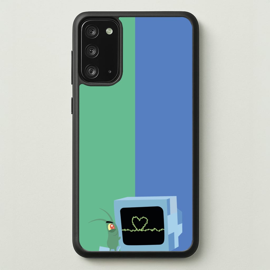 Plankton And Karen - Spongebob Phone Case for Galaxy Note 20
