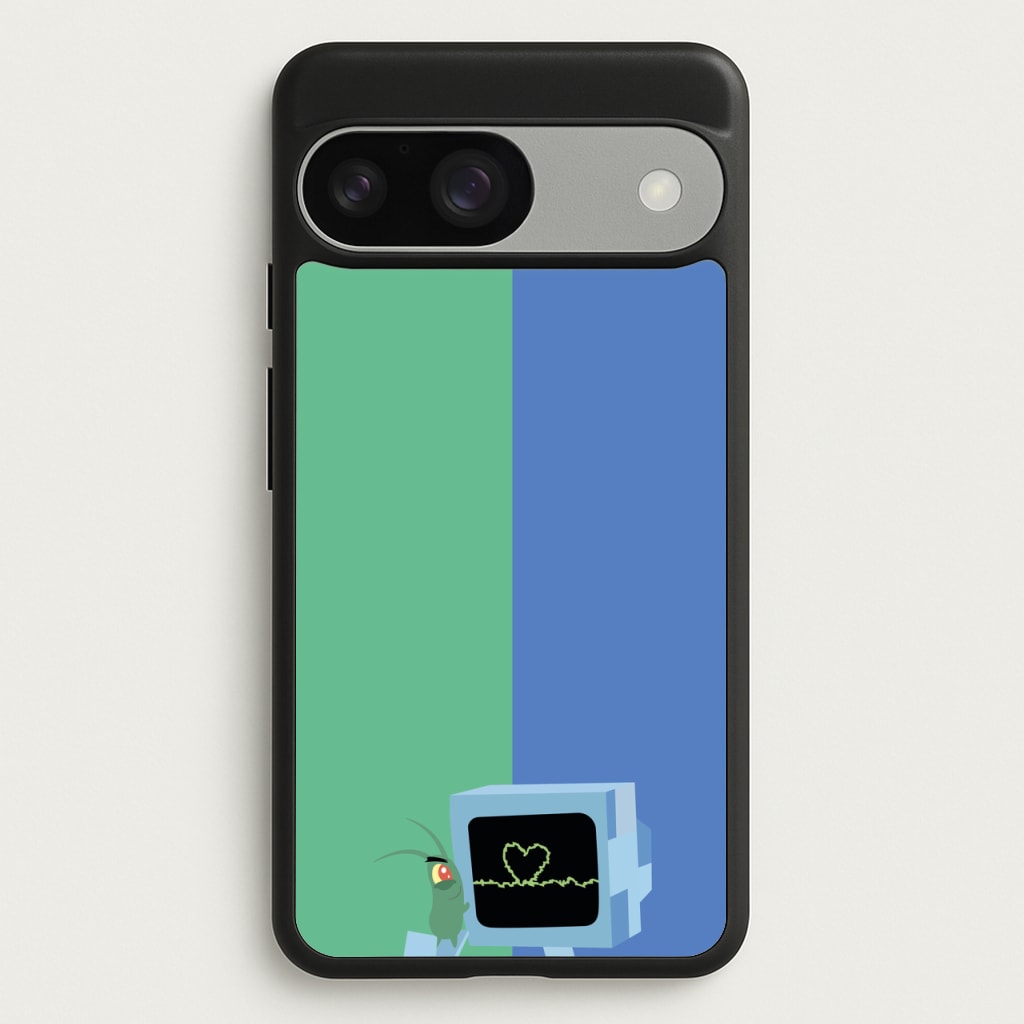 Plankton And Karen - Spongebob Phone Case for Google Pixel 9 / 9 Pro